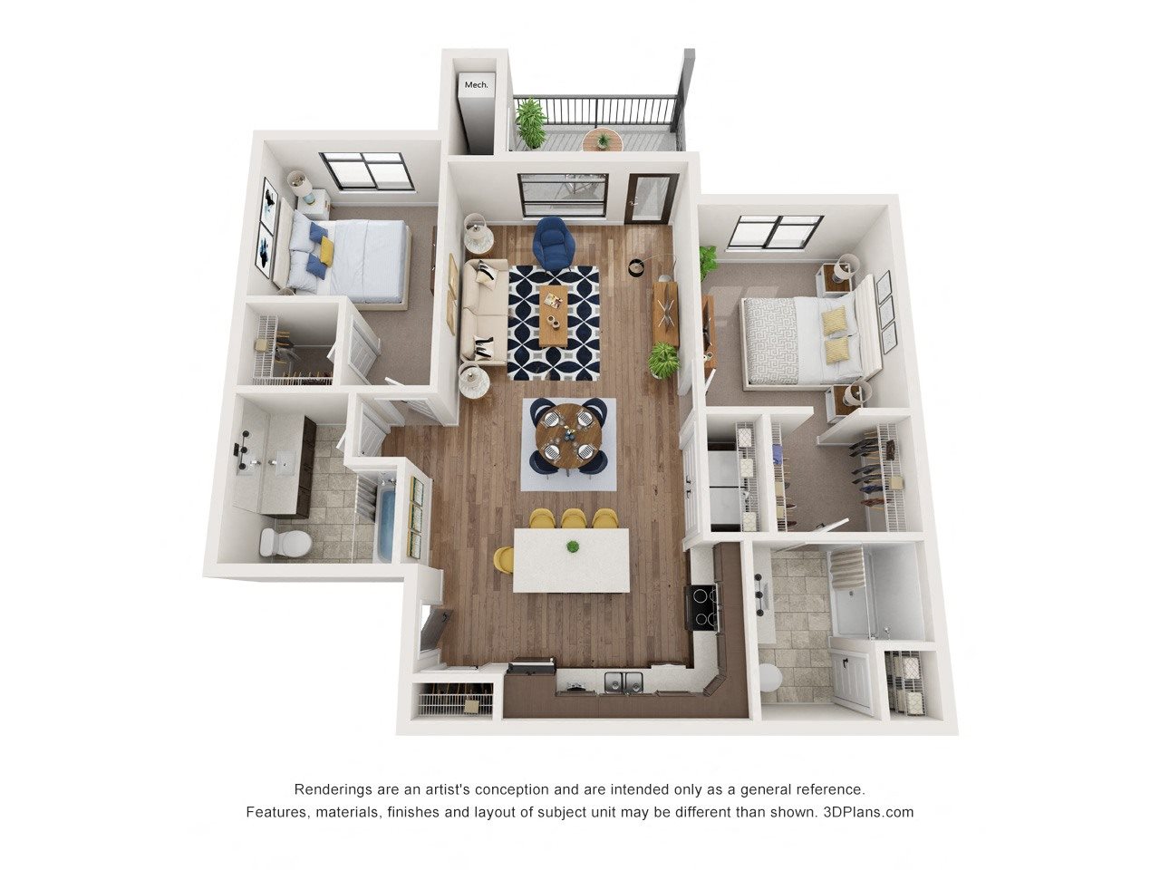 Cascade floor plan